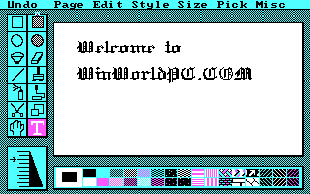 PC Paintbrush 2.55 Tecmar OEM - Edit
