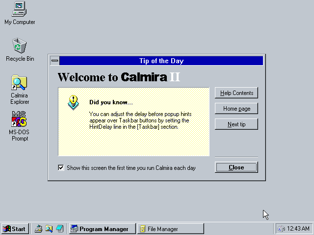 Calmira II 3.3 - Splash