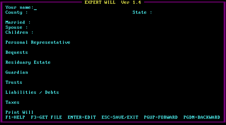 Expert Will 1.4 - Edit