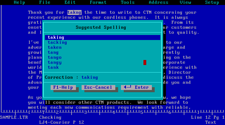 Professional Write 3.0 - Spell Checker