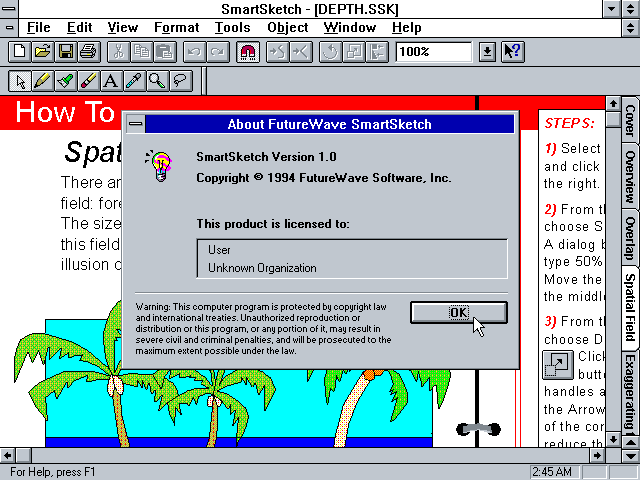 SmartSketch 1.0 - About