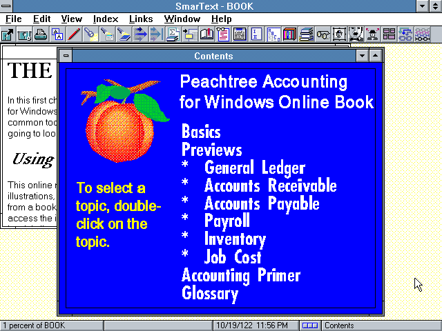 Peachtree Crystal Accounting 5.0 - Help