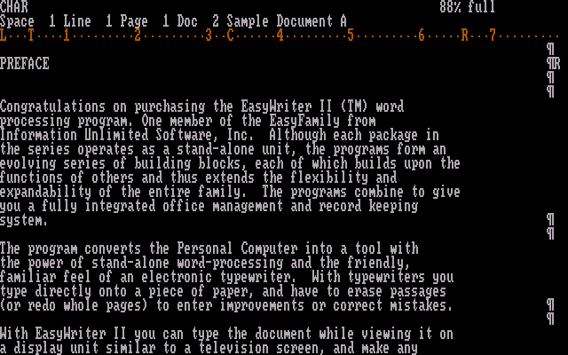 EasyWriter II - Edit