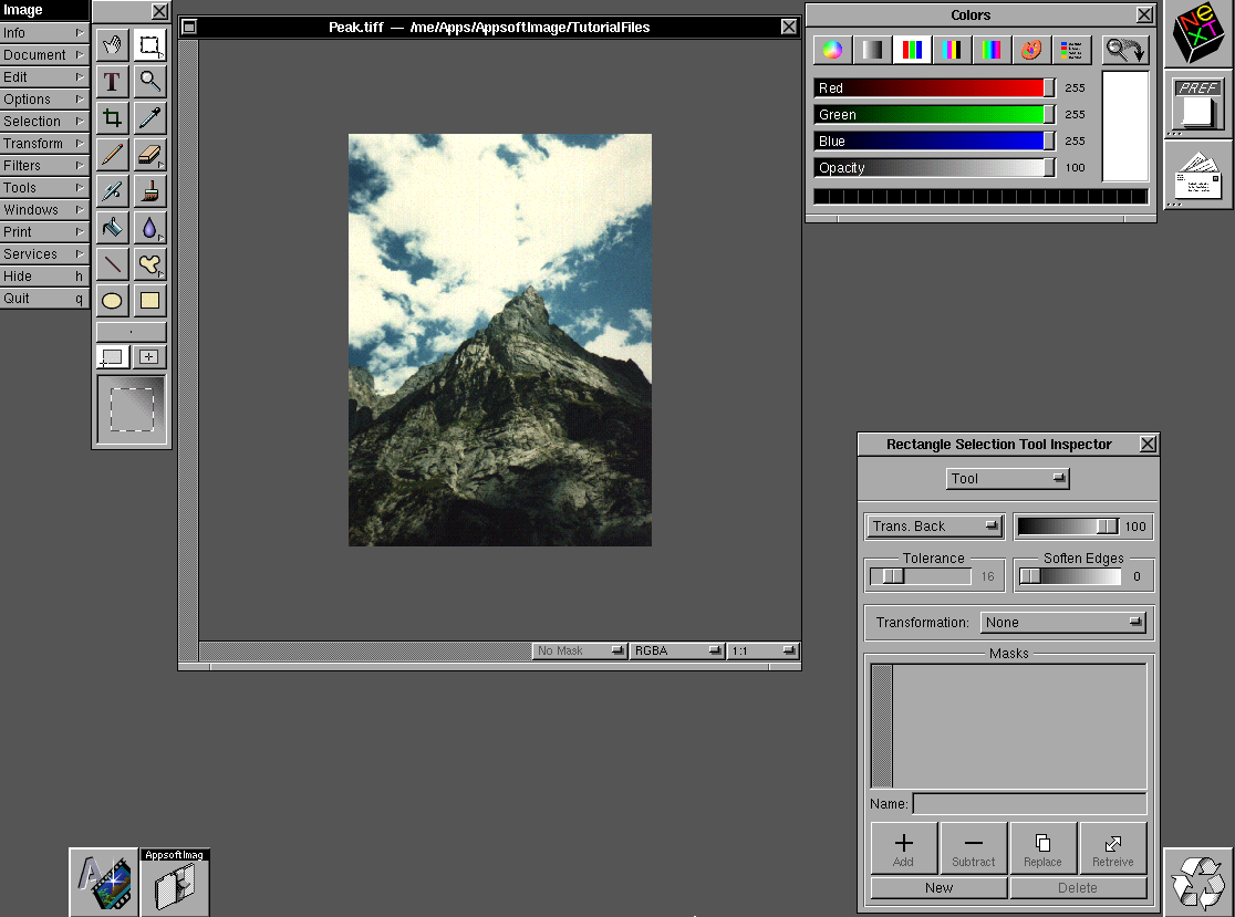 Appsoft Image 1.0 for NeXT