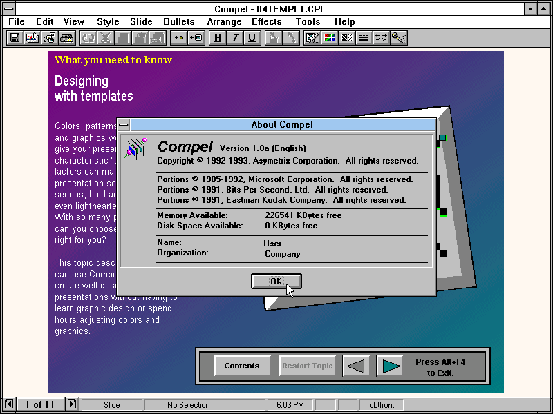 Compel 1.0a - About