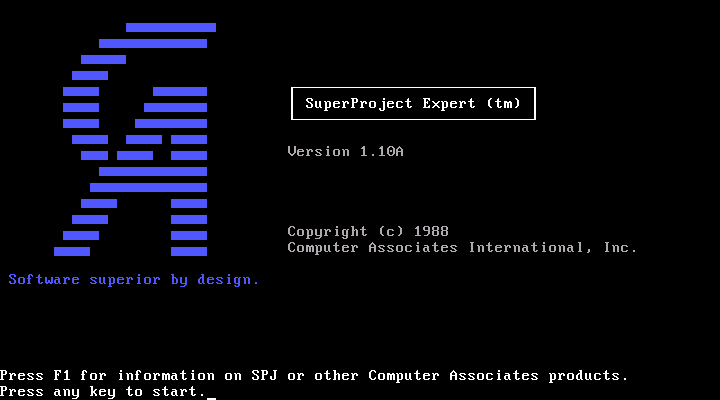 SuperProject Expert 1.10A - Splash