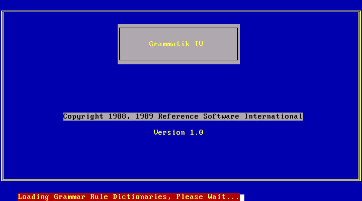 Grammatik IV - Splash