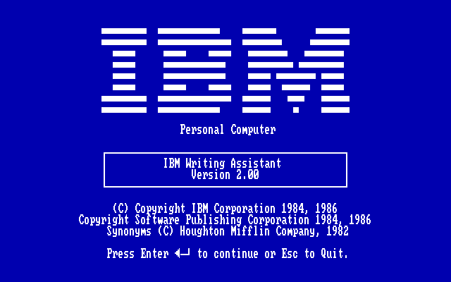 IBM Writing Assistiant - Splash