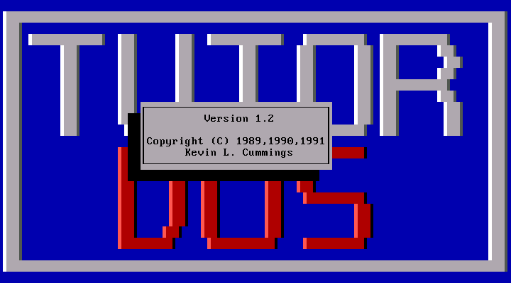 Tutor DOS 1.2 - Splash