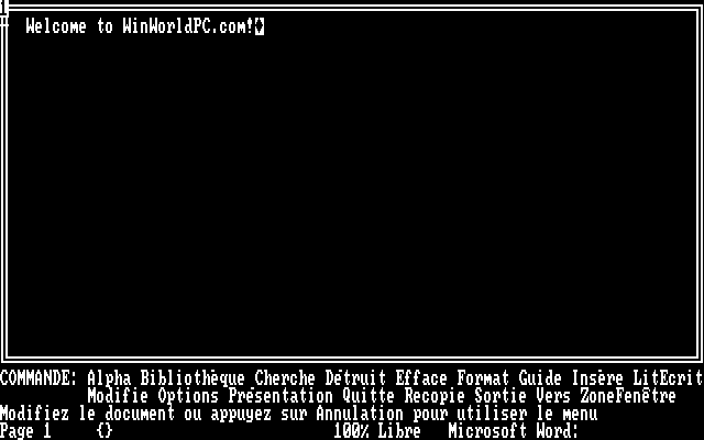 Microsoft Word Junior 1 - Edit