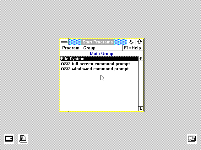 MS OS2 SDK 1.1 - Desktop