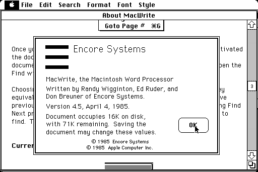 MacWrite