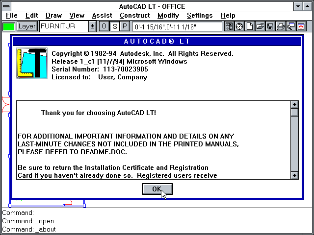 AutoDesk AutoCAD LT 1 - About