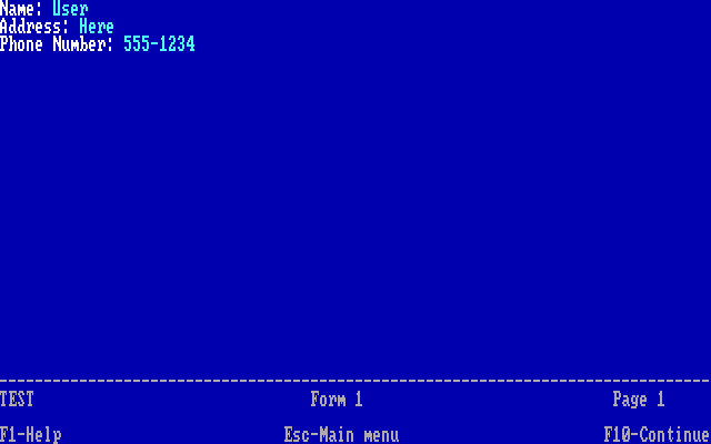 IBM Filing Assistant 1.00 - Edit