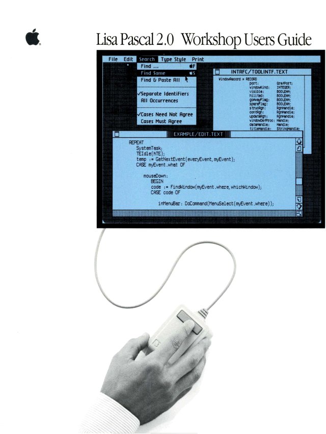 Apple Lisa Pascal Workshop 2.0 - Manual