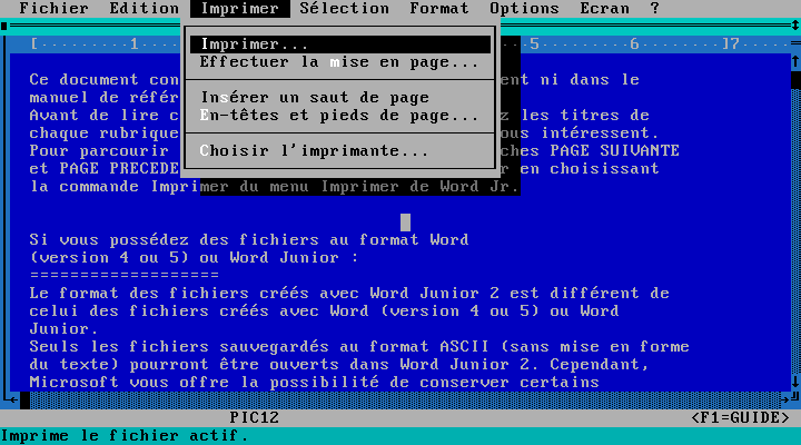 Microsoft Word Junior 2 - Edit