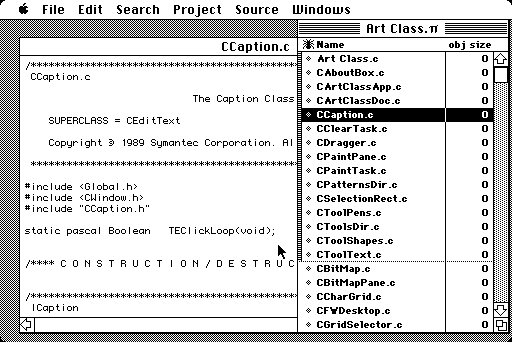 Symantec Think C 4.0 - Edit