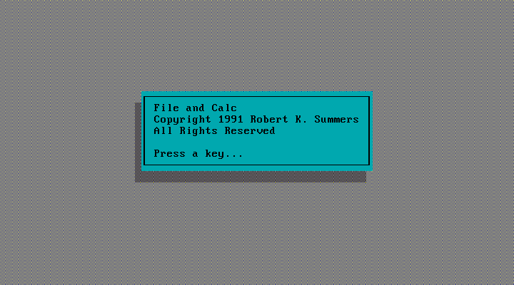 Expert File and Calc - Splash