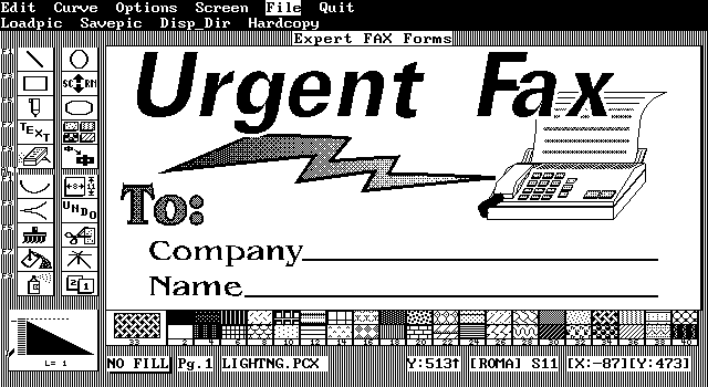 Expert Fax Forms - Sample