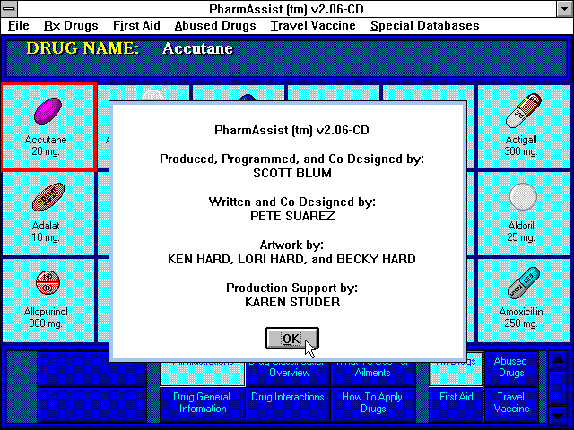 SoftKey PharmAssist 2.06 - About