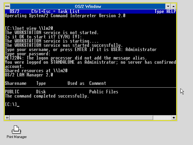 Microsoft OS2 SDK 2.0 Pre-Release 2 - Networking