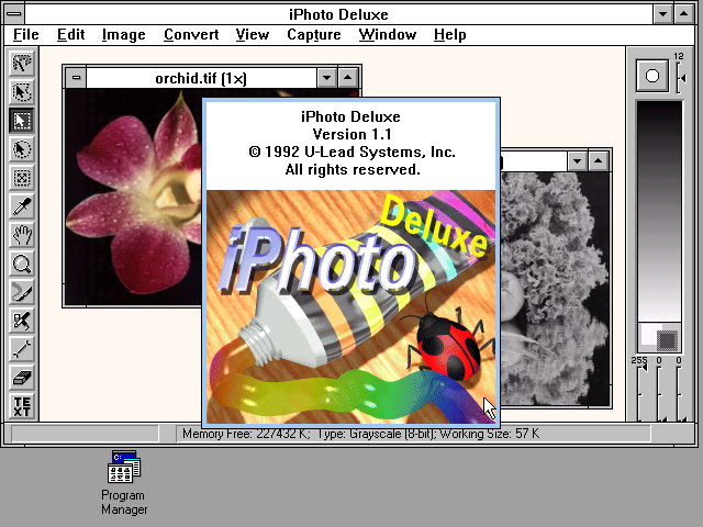 Ulead iPhoto Deluxe 1.1 - Splash