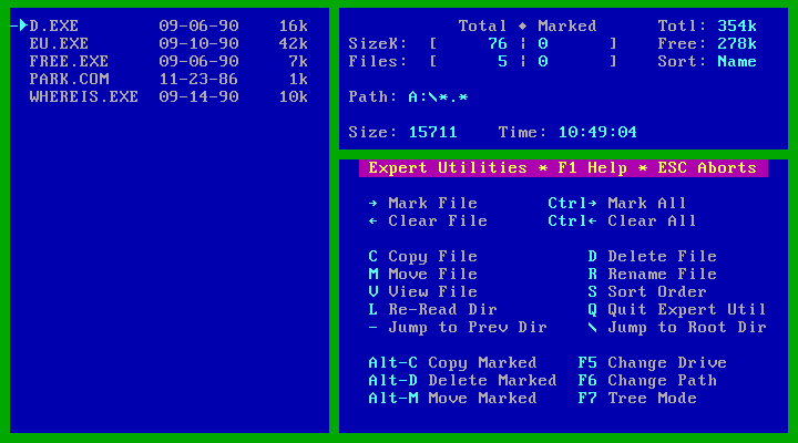 Expert Utilities - File Manager