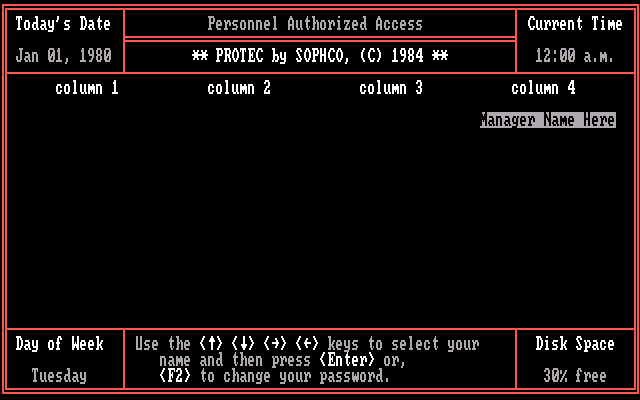 Protec 3.00 - Program