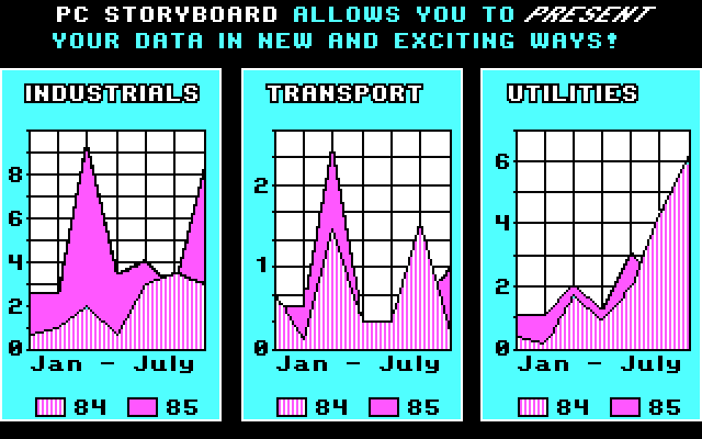 IBM PC Storyboard 1.11 - Demo