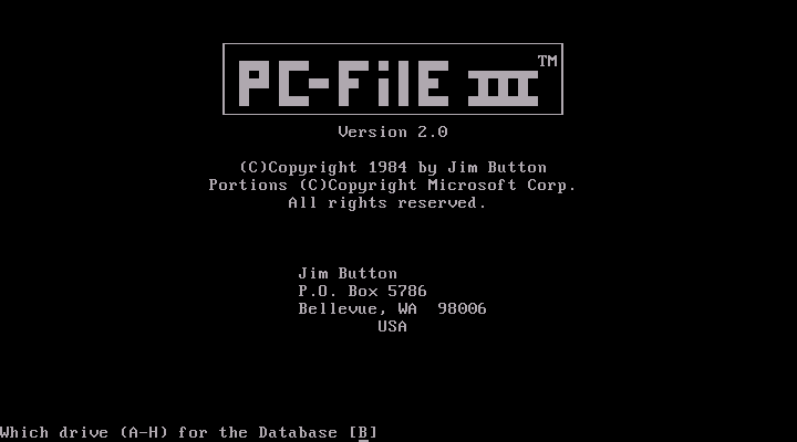 PC-File III 2.0 - Splash