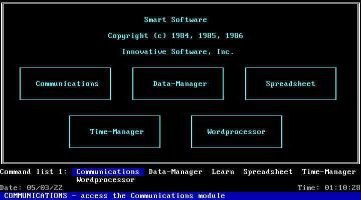 Smartware - Menu