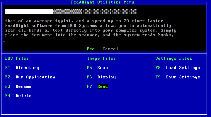 ReadRight 2.0 - OCR