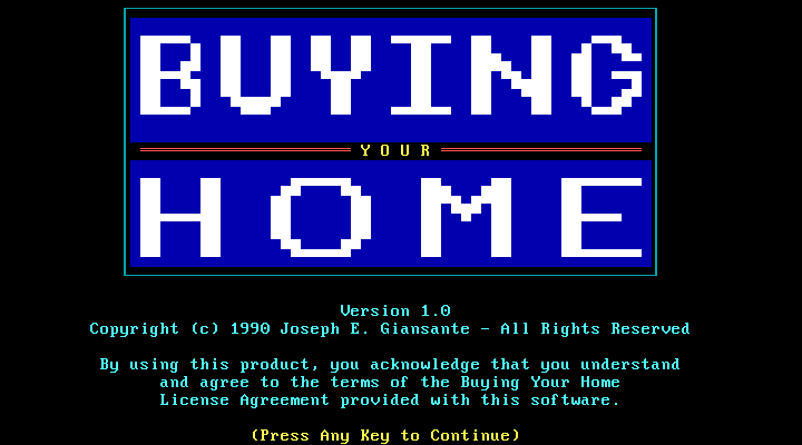 Buying Your Home 1.0 - Splash