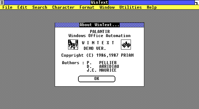 WinText Demo - Splash