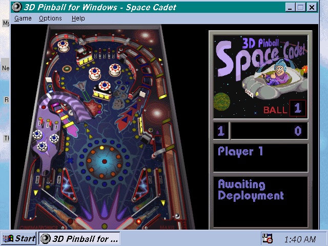 Microsoft Plus 95 - Pinball