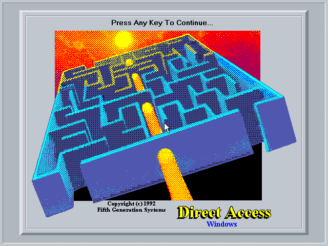 Direct Access 1.0 for Windows - Splash