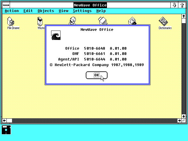 HP NewWave 1.0 - About