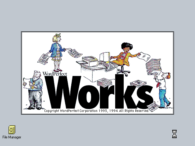 WordPerfect Works 2.0 - Splash