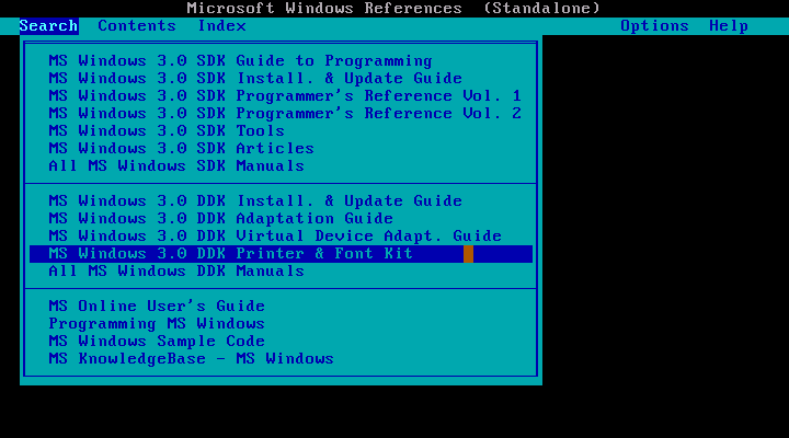 Microsoft Programmers Library 1.3 - Search