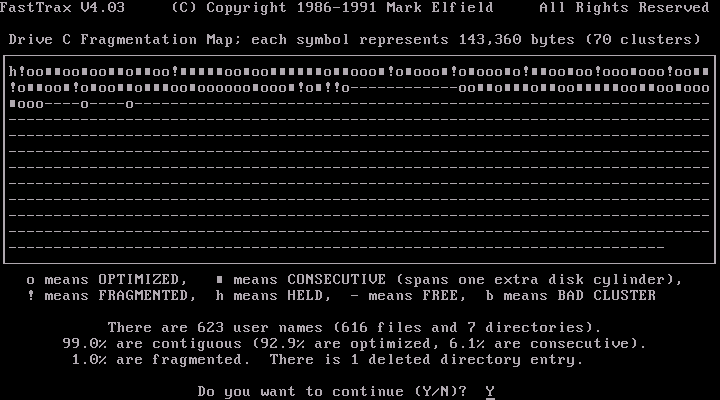 FastTrax 4.03 - Defrag