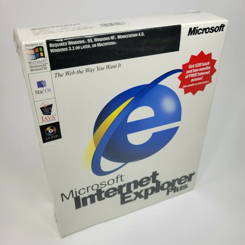 Microsoft Internet Explorer 4.0 - Box
