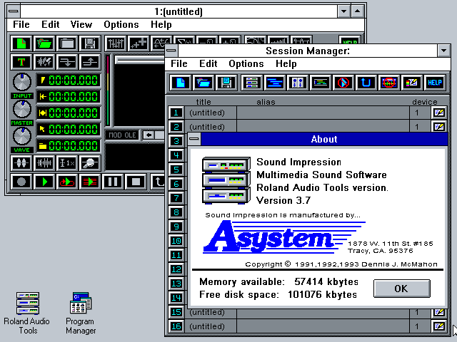 Roland Audio Tools 3.7 - Tools 2