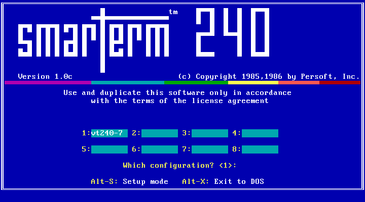 SmarTerm 240 1.0c - Splash