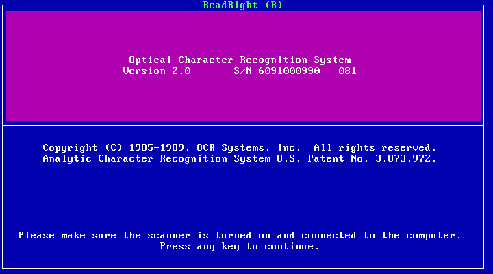 ReadRight 2.0 - Splash