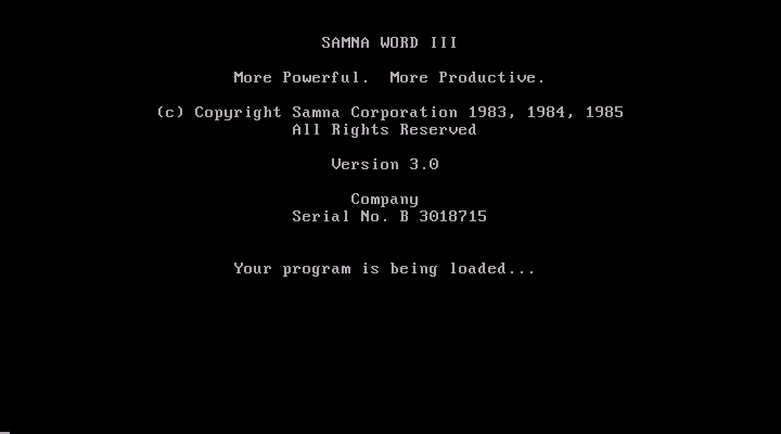 Samna Word III - Splash