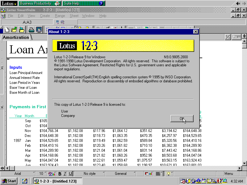 Lotus SmartSuite 9.0