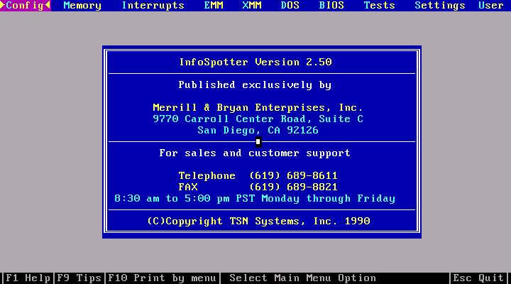 InfoSpotter 2.50 - Splash