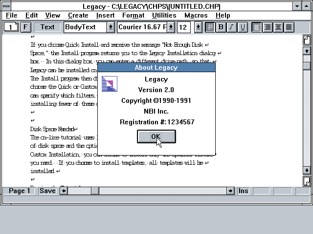 NBI Legacy 2.0 - About