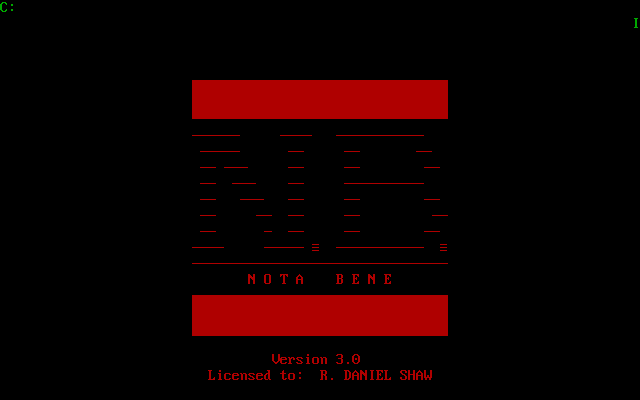 Nota Bene 3.0 - Splash