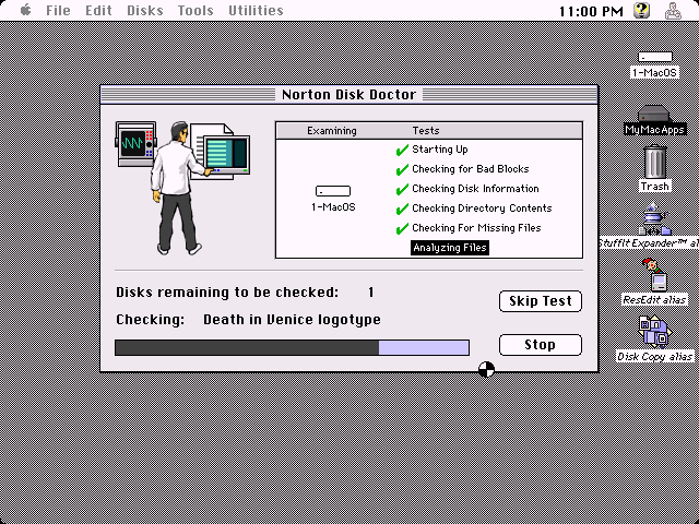 Norton Utilities 3.5.3 for Macintosh - Disk Doctor